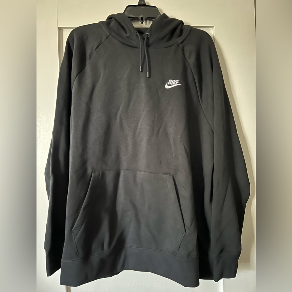New Nike Women's plus size Black Hoodie DR6248 010 Fleece Size 2X
